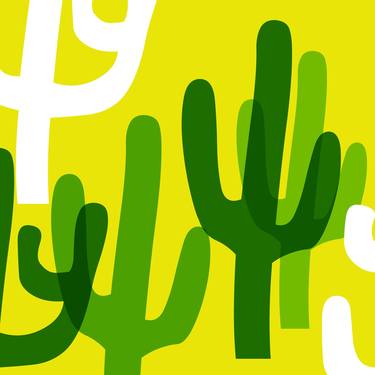 Cactus Green 2 - Square Format Art thumb