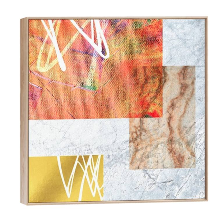 Original Geometric Abstract Printmaking by Gad Laniado
