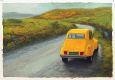 Print of Automobile Paintings by Andreas M Wiese