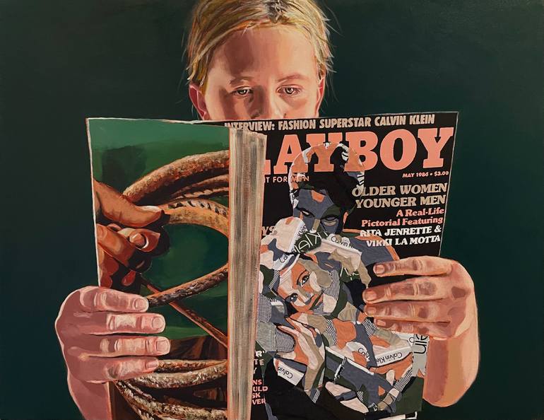 Original Figurative People Mixed Media by Justin Ruby