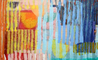 Original Color Field Painting Abstract Mixed Media by Alex Russell