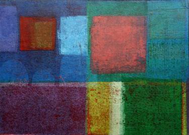 Original Color Field Painting Abstract Mixed Media by Alex Russell