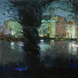 night over the city by Nina Reznichenko