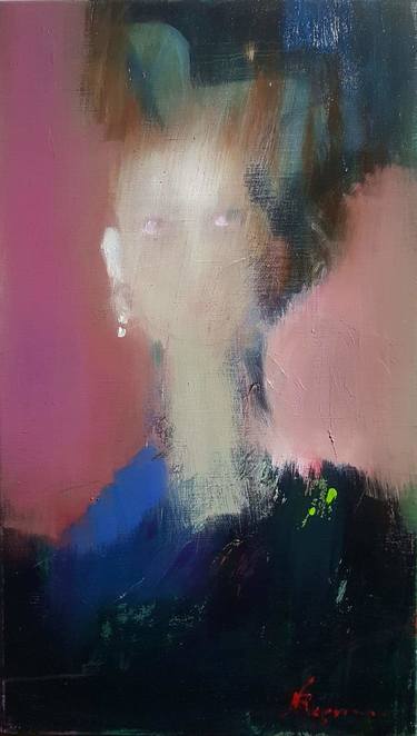Original Modern Women Painting by Nina Reznichenko