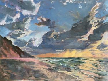 Original Seascape Paintings by Zavi Apfelbaum