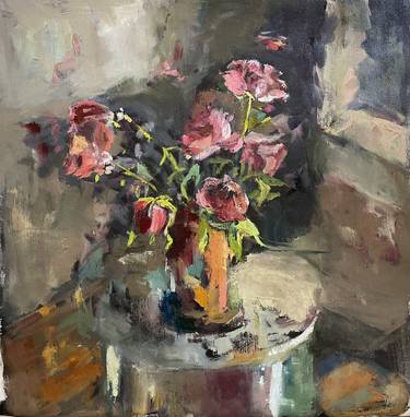 Still life with roses thumb