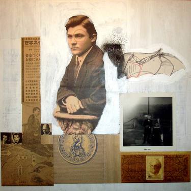 Original Dada Religious Collage by Alvaro Snchez