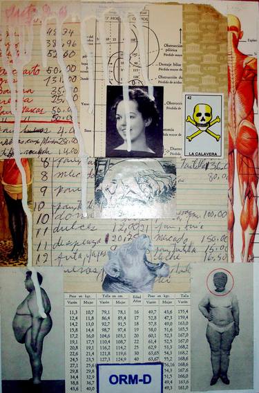 Original Dada Health & Beauty Collage by Alvaro Snchez