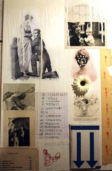 Original Dada People Collage by Alvaro Snchez