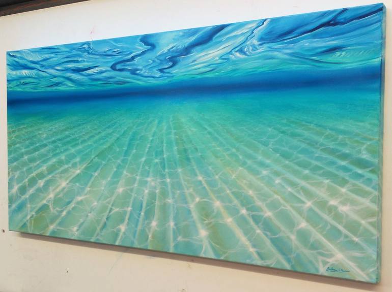 Original Fine Art Seascape Painting by ANDREW HASLER