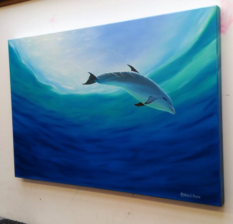 Original Documentary Animal Painting by Andrew Hasler