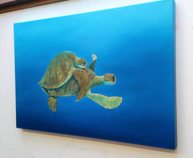 Original Animal Painting by ANDREW HASLER