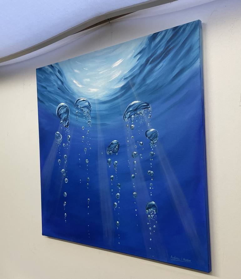 Original Modern Water Painting by ANDREW HASLER