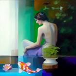 The Blue Maiden by Grigory Clima