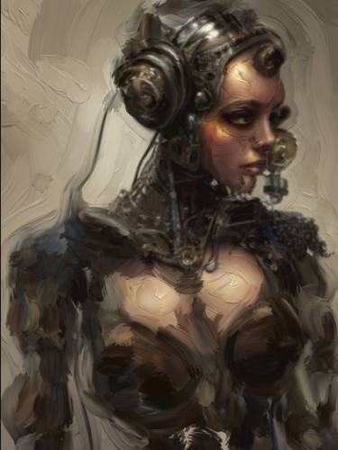 Steampunk beauty sketch thumb