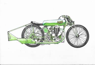 Original Illustration Transportation Drawing by Shaun Donovan