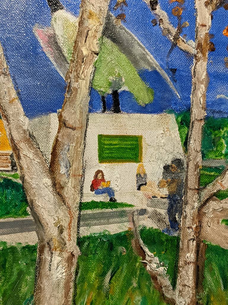 Original Contemporary Transportation Painting by Shaun Donovan