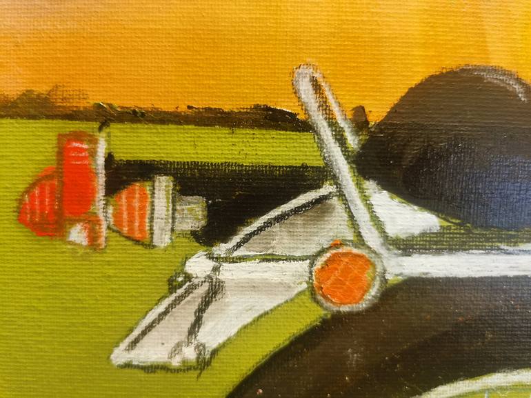 Original Motorcycle Painting by Shaun Donovan