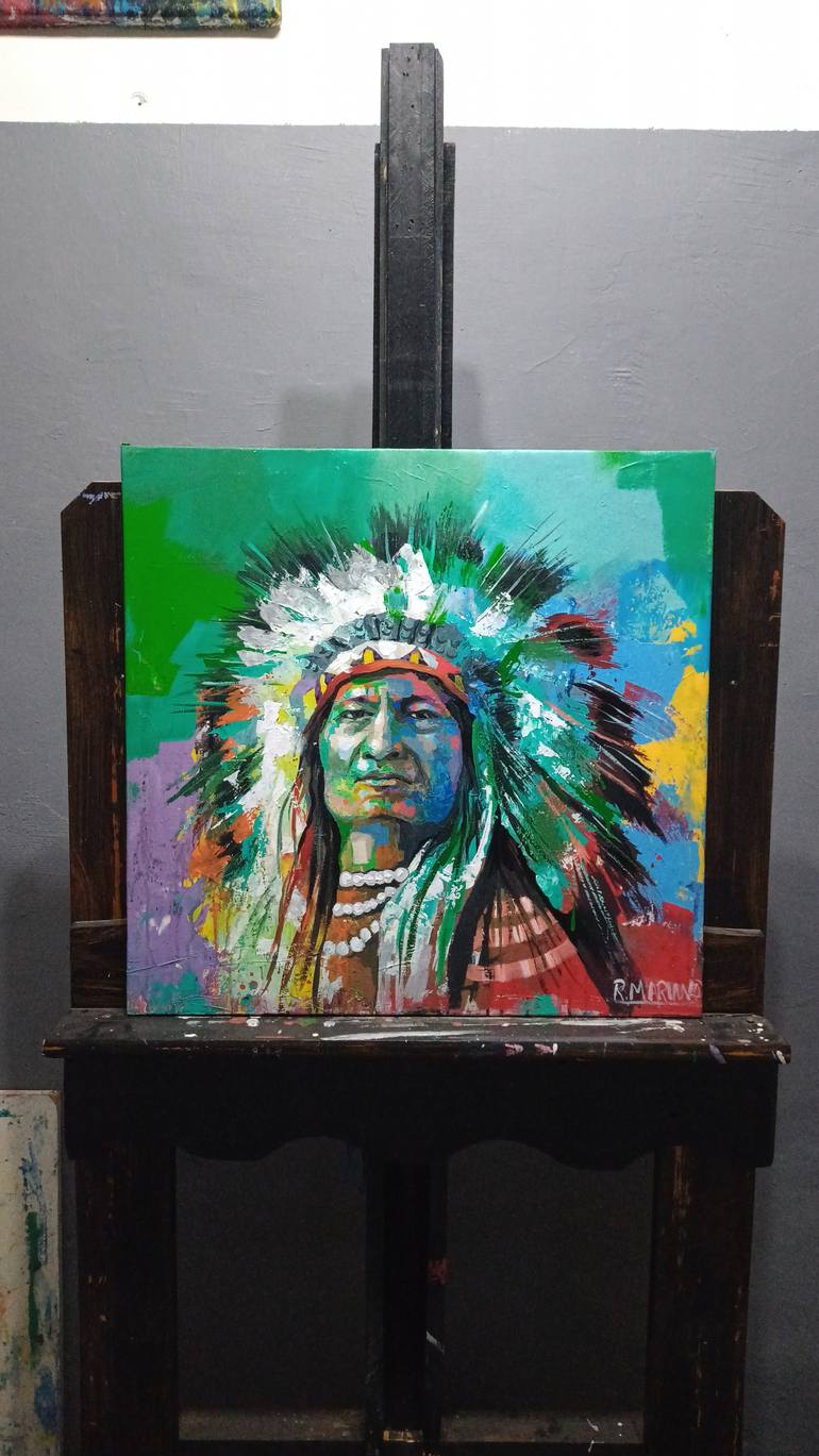 Original Abstract Painting by Rodrigo Mariano Da Silva Barbosa