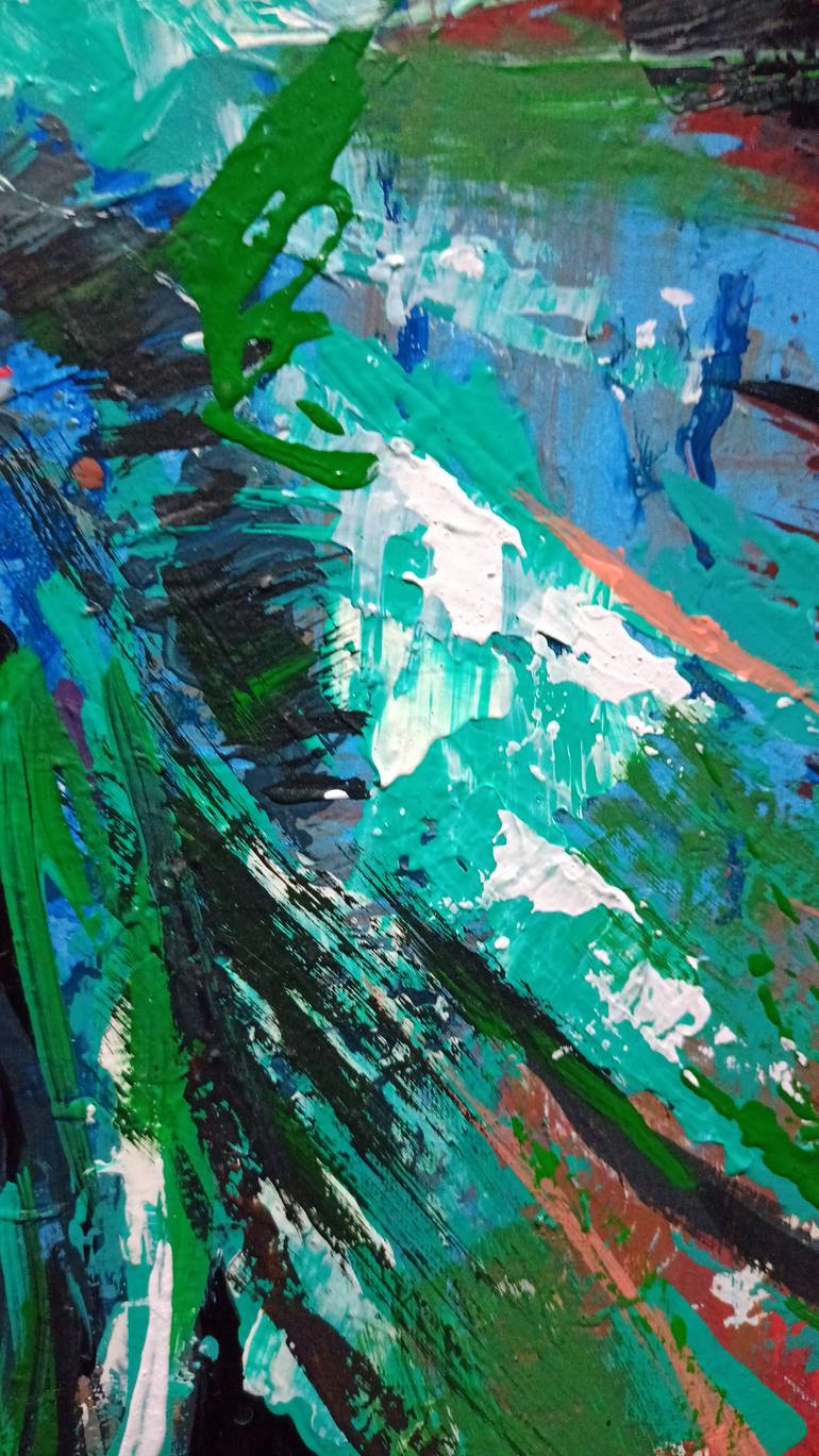 Original Abstract Painting by Rodrigo Mariano Da Silva Barbosa