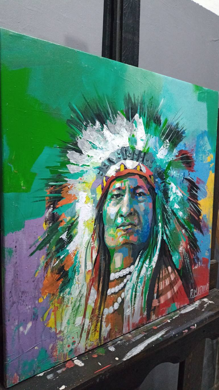 Original Abstract Painting by Rodrigo Mariano Da Silva Barbosa