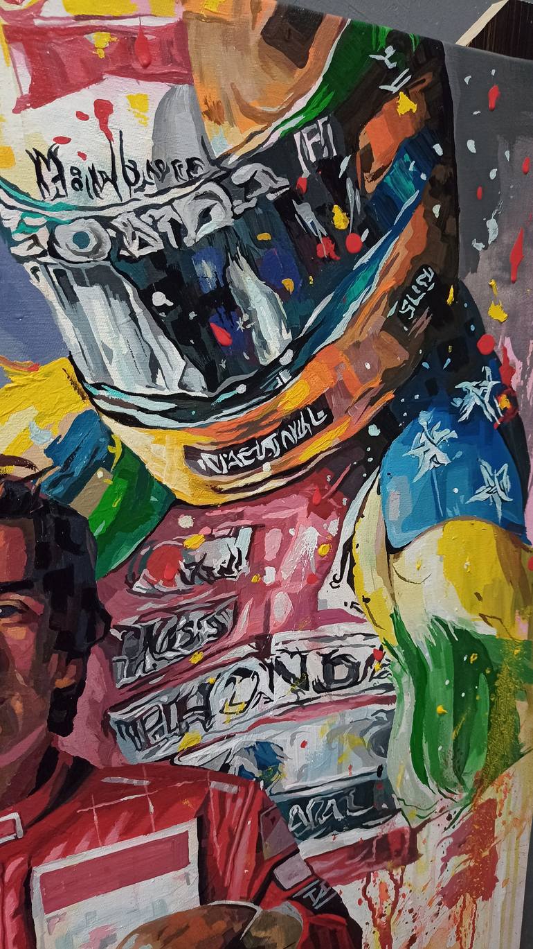Original Portraiture Abstract Painting by Rodrigo Mariano Da Silva Barbosa