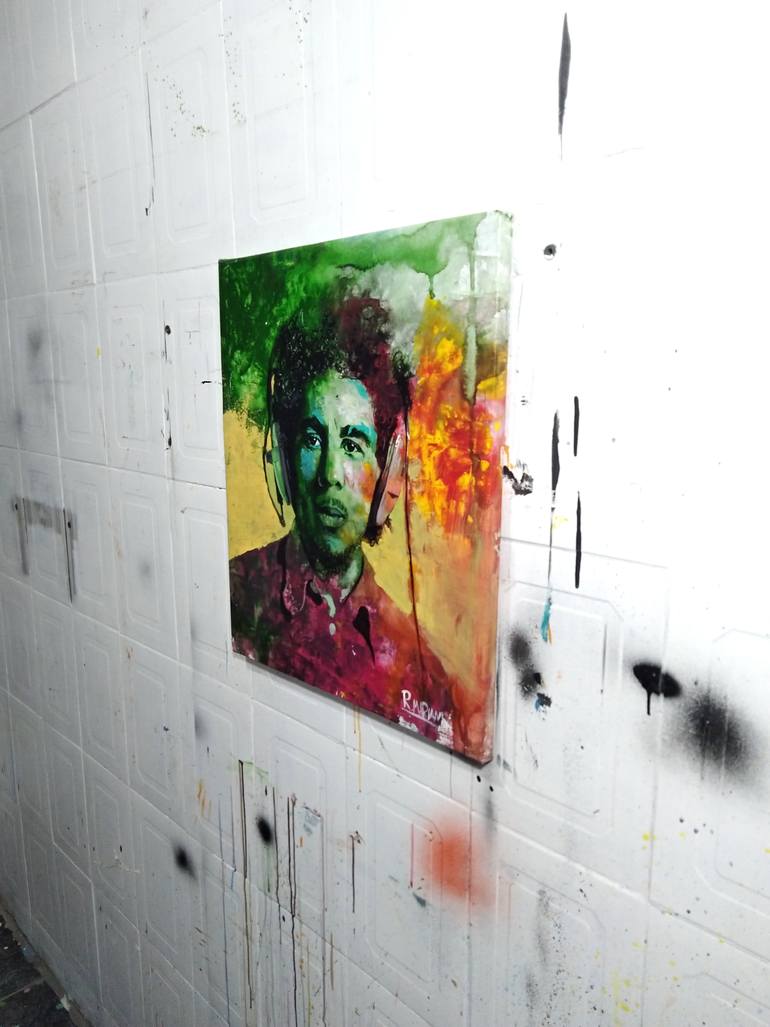 Original Abstract People Painting by Rodrigo Mariano Da Silva Barbosa