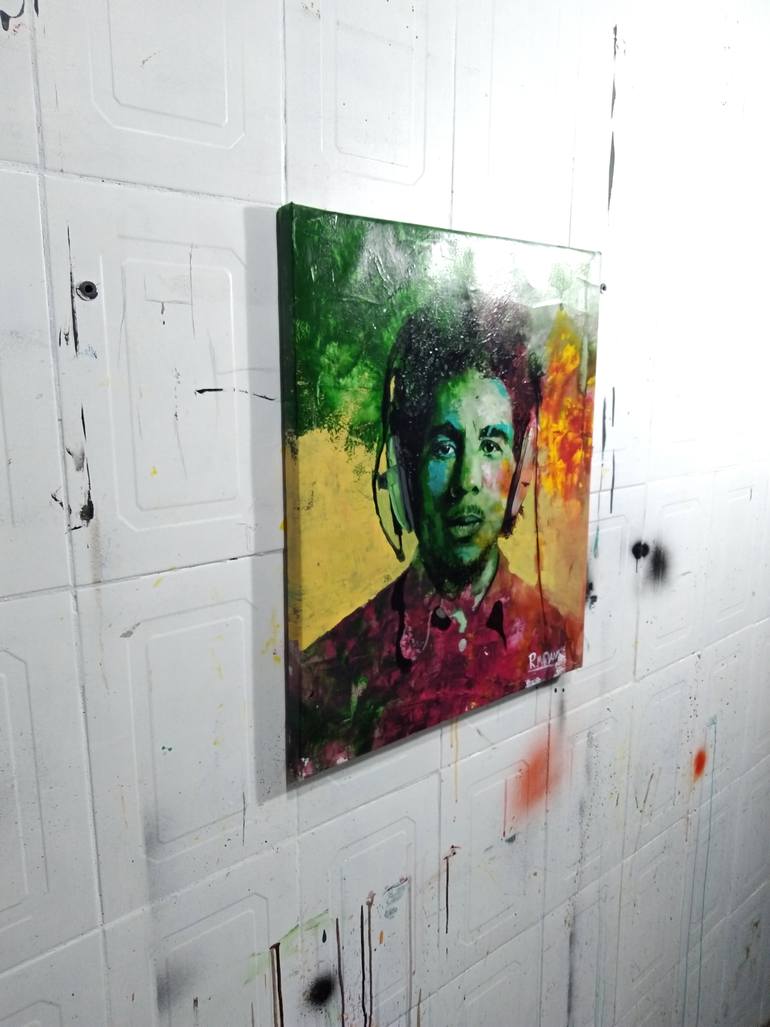 Original Abstract People Painting by Rodrigo Mariano Da Silva Barbosa