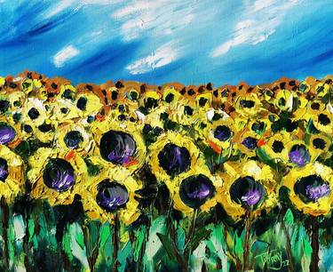 Original Impressionism Floral Paintings by Tiffany Howard