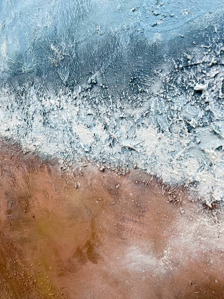 Original Abstract Seascape Painting by Drunk Abstracts