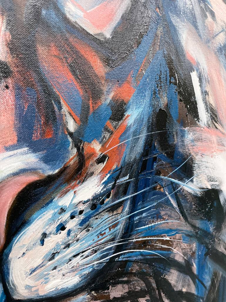 Original Abstract Animal Painting by Drunk Abstracts