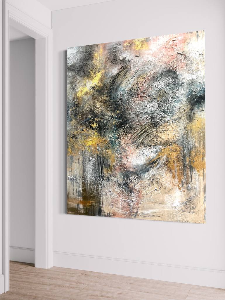 Original Abstract Expressionism Abstract Painting by Drunk Abstracts