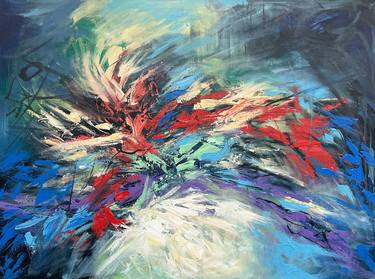 Original Abstract Expressionism Abstract Paintings by Drunk Abstracts