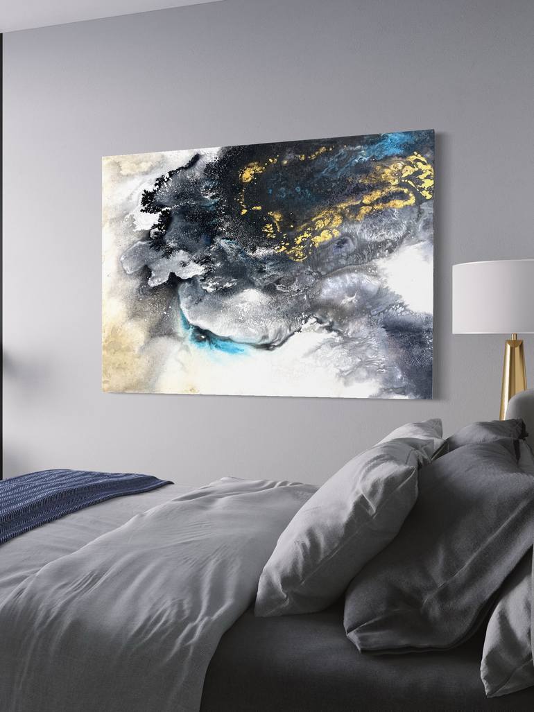 Original Art Deco Abstract Painting by Drunk Abstracts