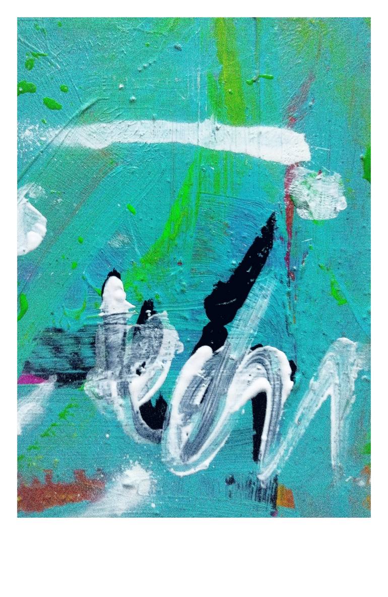 Original Abstract Expressionism Performing Arts Painting by León Sánchez David