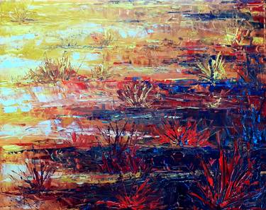 Original Abstract Nature Paintings by Nicoleta Ionescu
