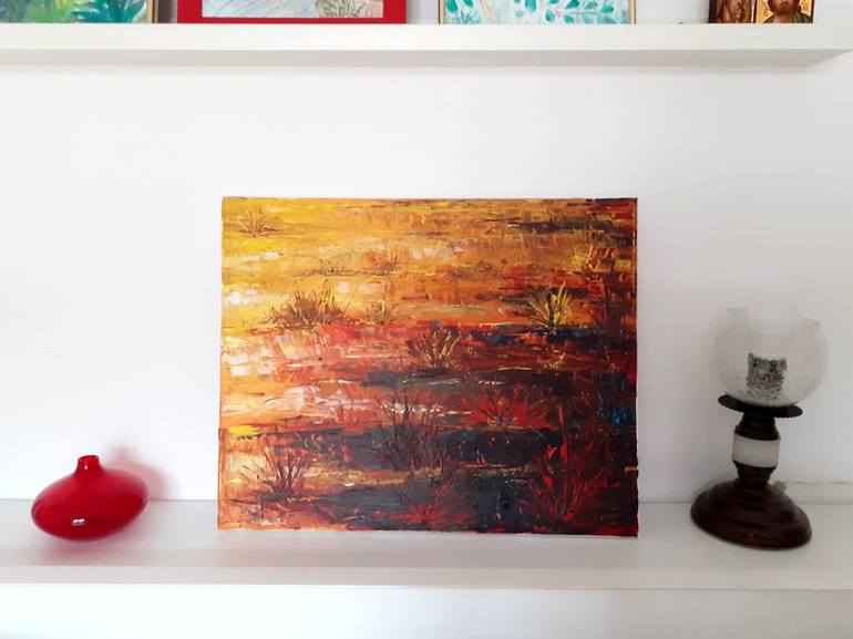 Original Abstract Nature Painting by Nicoleta Ionescu