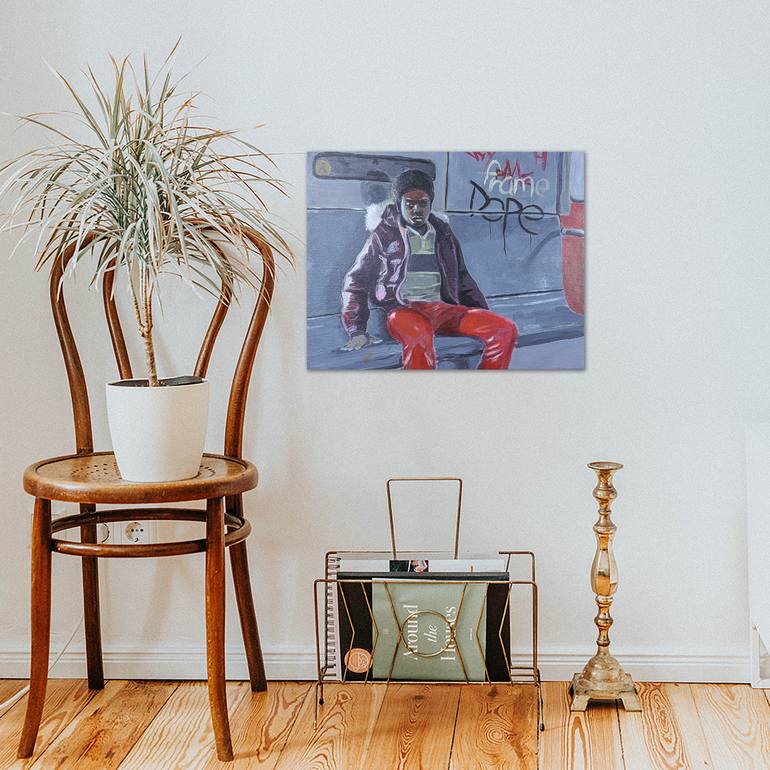 Original Abstract People Painting by Eric Young