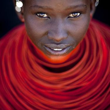 Samburu tribe girl - Kenya  thumb