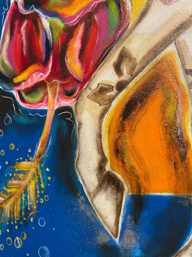 Original Figurative Animal Painting by Aileen Rosario