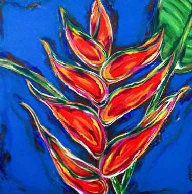 Original Fine Art Floral Paintings by Aileen Rosario