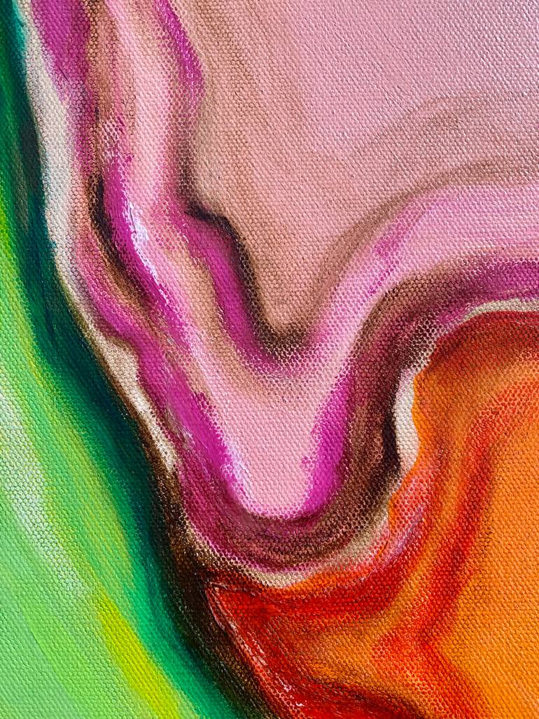 Original Abstract Expressionism Food & Drink Painting by Aileen Rosario