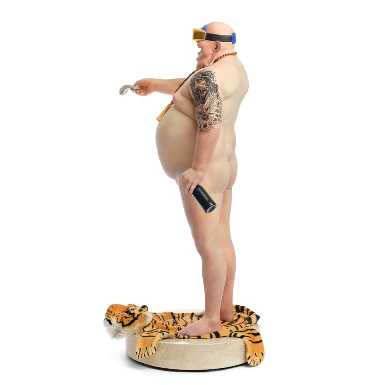 Original Figurative People Sculpture by Daniel Paul