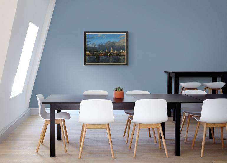 Original Realism Cities Painting by Tom Clay