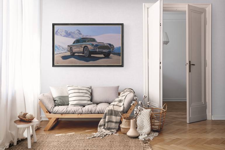 Original Realism Car Painting by Tom Clay