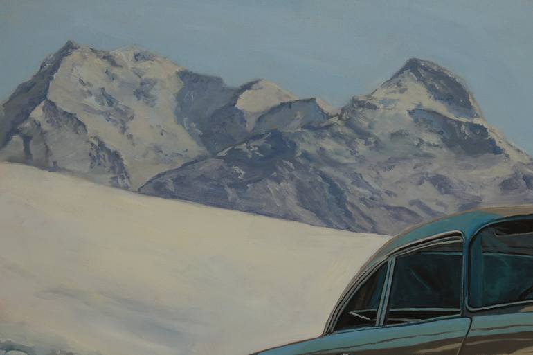 Original Realism Car Painting by Tom Clay
