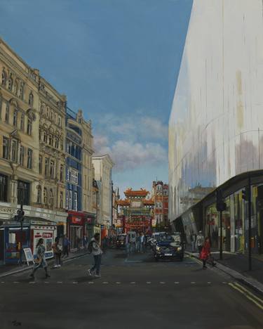 Original Realism Cities Paintings by Tom Clay