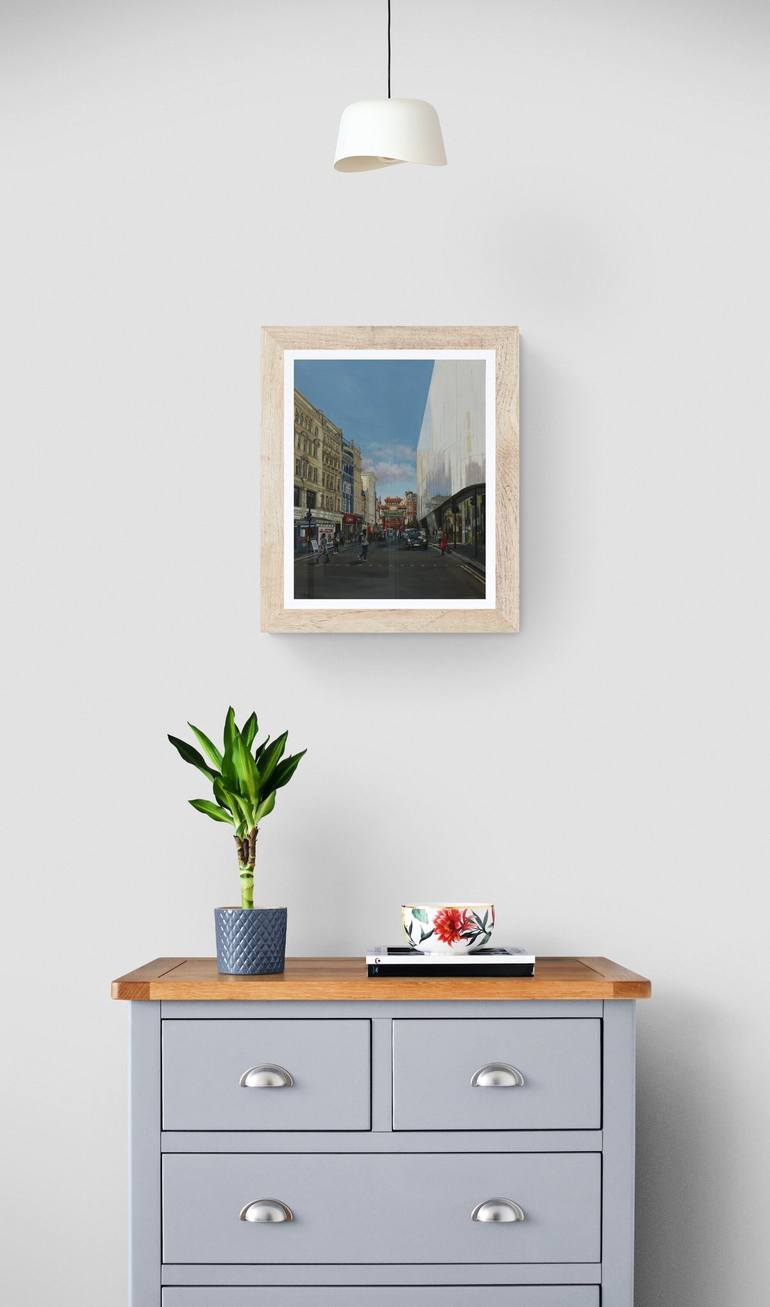 Original Realism Cities Painting by Tom Clay