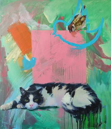 Print of Abstract Expressionism Animal Paintings by Anna Kirsanova