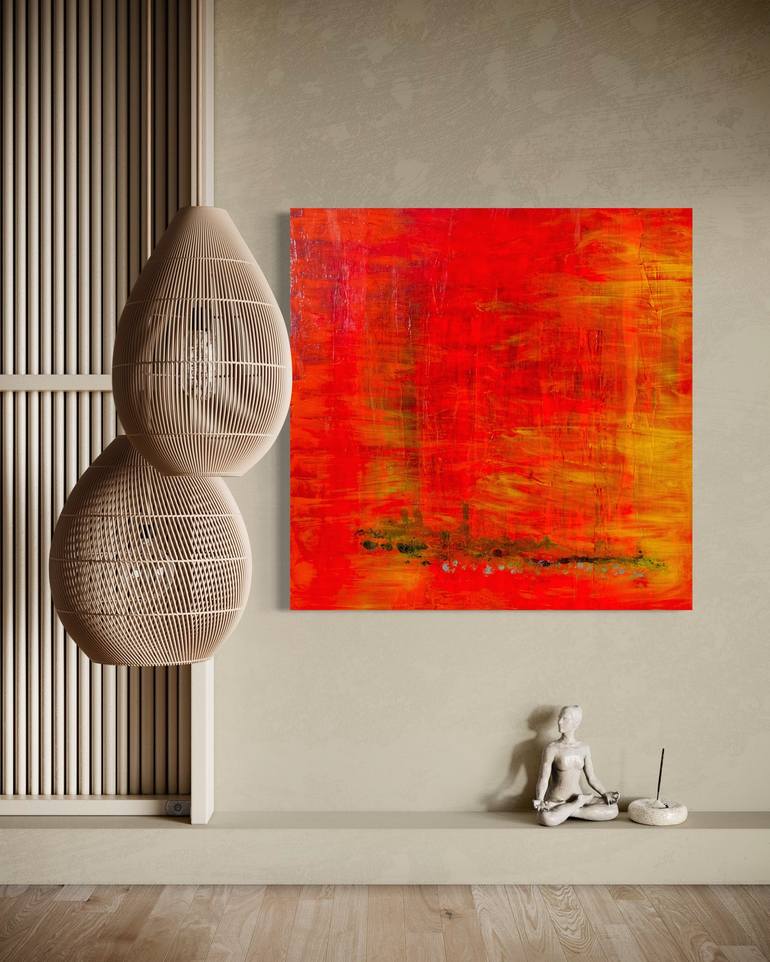 Original Abstract Painting by Bernhard Handau